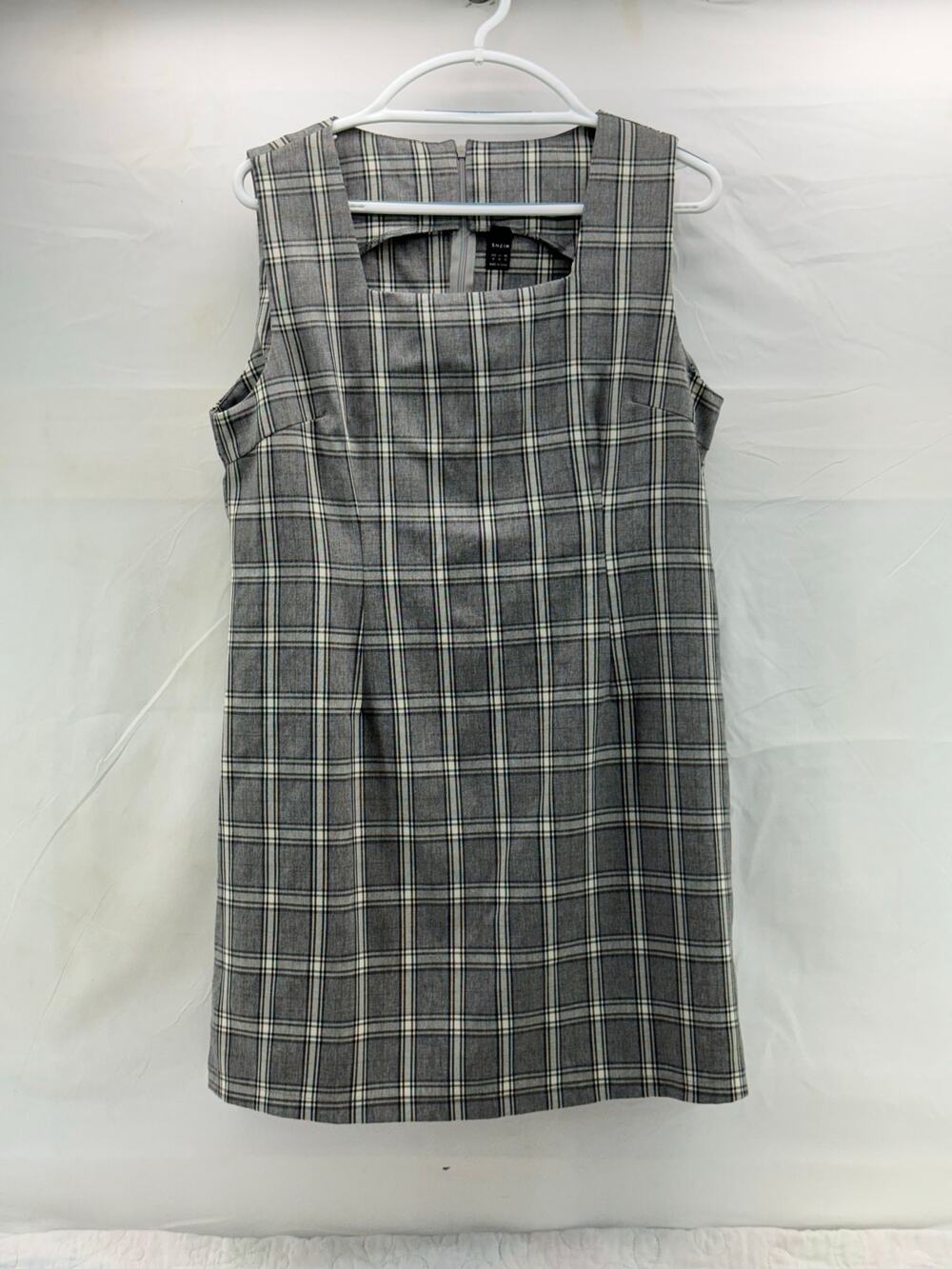 SHEIN women’s plaid tank dress L US 12